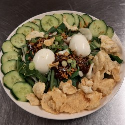 Gado gado met rijst,...