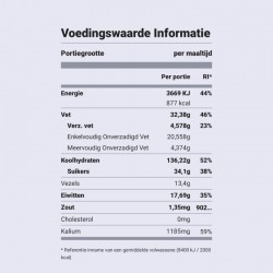 Voedingswaarde informatie - Bloemkool met dadels en pilav