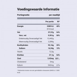 Voedingswaarde Informatie - Quesadilla met quorn, spinazie en tomatensalade