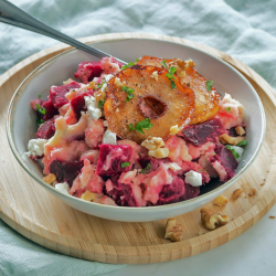 Rode bietenstamppot met appel